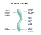 Satisfyer Rrolling Pleasure – G-Spot Vibrator with Rolling Ball and Vibrations > Sex Toys For Ladies > G-Spot Vibrators