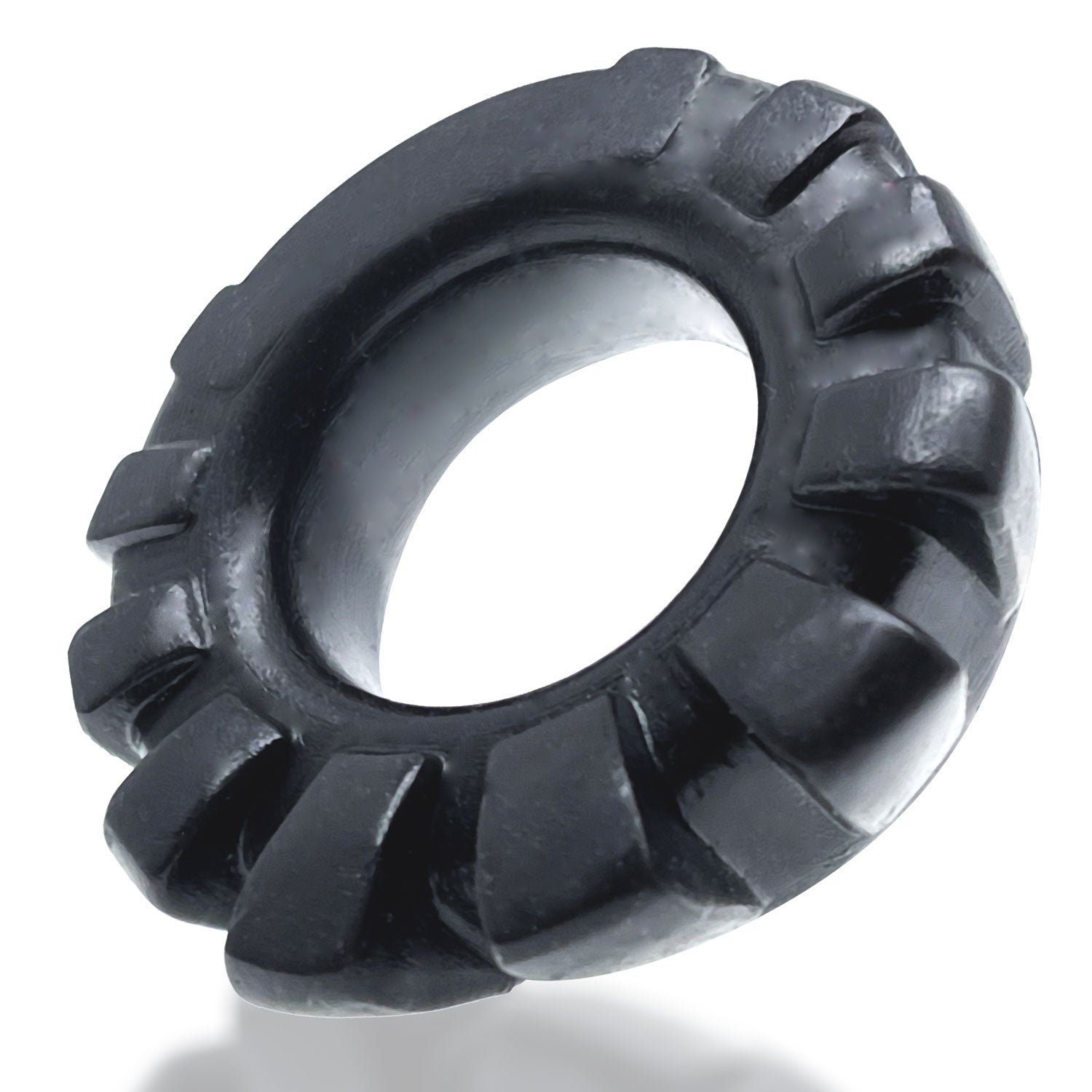 Oxball Cock-Lug Silicone Cockring Black for Comfortable Wear COCK RINGS