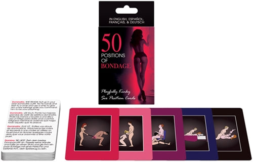 50 Positions of Bondage Sex Position Cards – Adventure Exploration Game Secondary image