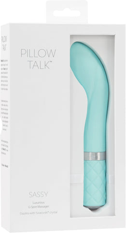 Pillow Talk Sassy Teal Vibrator for G-Spot Pleasure