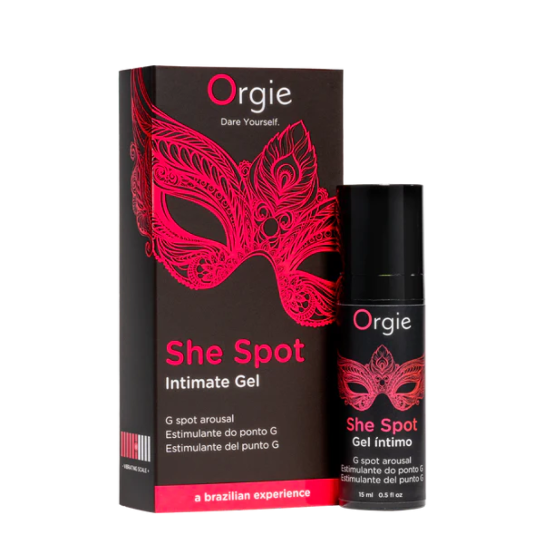 Orgie She Spot Intimate Gel – Warming Stimulating Formula 15ml Intimate Gel Secondary image