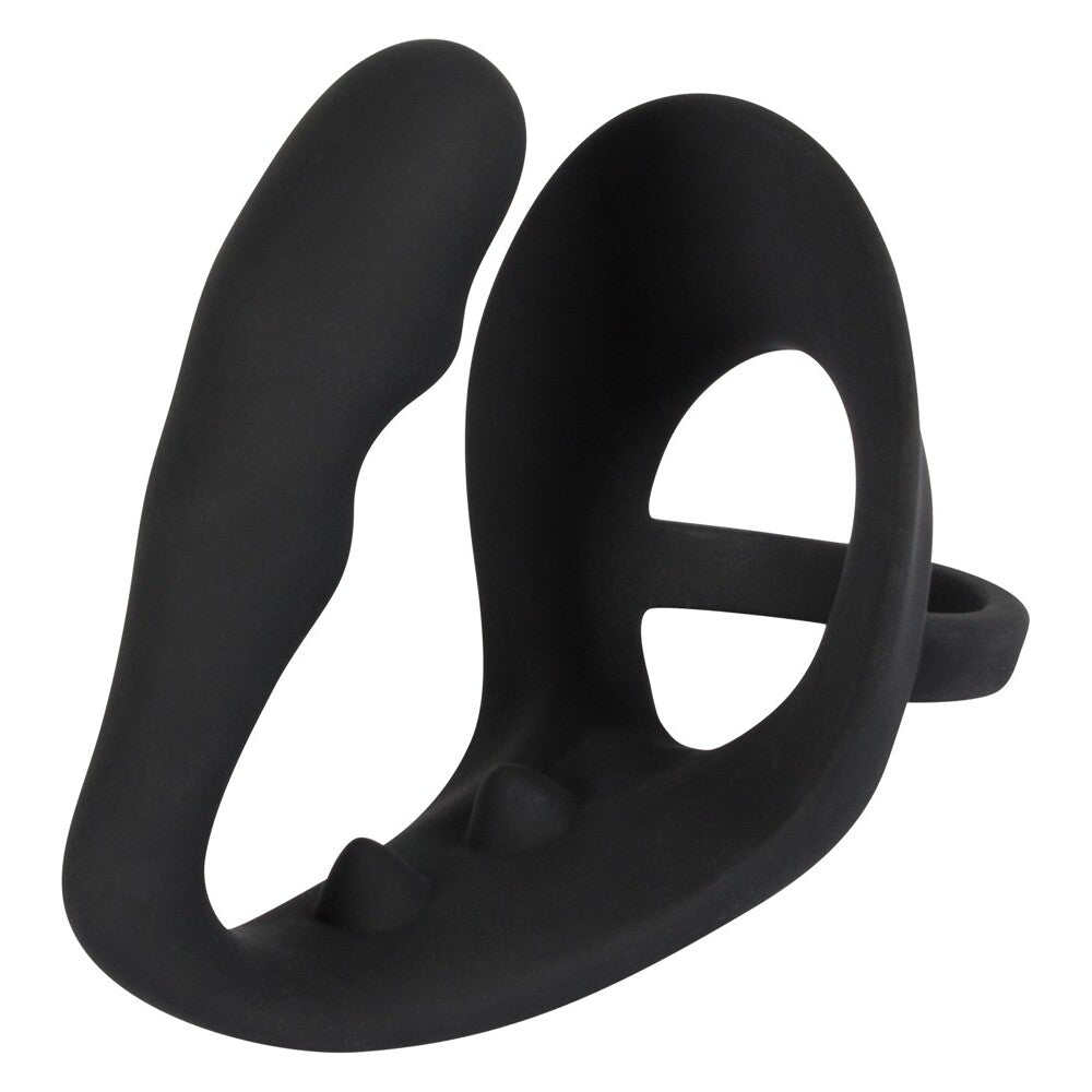 Black Velvets Cock Ring And Anal Plug Default Title > Sex Toys For Men > Love Ring Vibrators