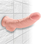 Pipedream King Cock Plus 8 Inch Triple Density Fat Cock with Balls Dildo > Dildos > Realistic Dildos