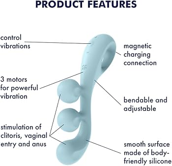 Satisfyer Tri Ball 2 Multi Vibrator with Three Powerful Motors and Adjustable Wire Secondary image