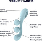 Satisfyer Tri Ball 2 Multi Vibrator with Three Powerful Motors and Adjustable Wire > Vibrators > Unconventional
