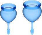Satisfyer Feel Good Menstrual Cup Set – Silicone, 15ml and 20ml Capacity Menstrual Cups > Essentials > Menstrual Products