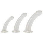 Three Piece Crystal Clear Anal Training Set Default Title > Anal Range > Butt Plug Kits