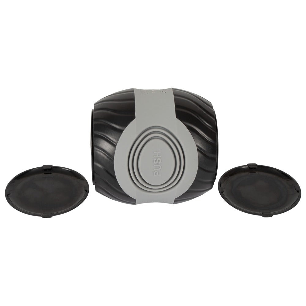 Vibrating and Squeezable Donut – Compact Rechargeable Masturbator with 10 Modes > Sex Toys For Men > Masturbators > Vibrating