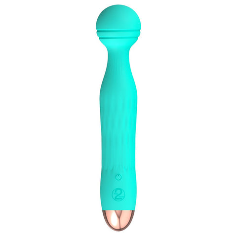 Cuties Silk Touch Rechargeable Mini Vibrator Green Default Title > Sex Toys For Ladies > Mini Vibrators