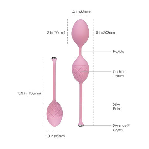 Pillow Talk Frisky Pleasure Balls > Sex Toys For Ladies > Kegel Exercise