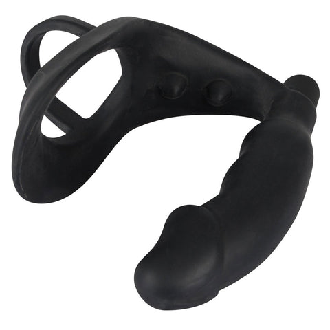 Black Velvets Cock Ring And Vibrating Anal Plug > Anal Range > Prostate Massagers