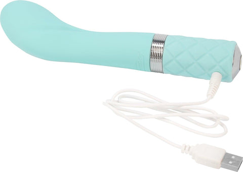 Pillow Talk Sassy Teal Vibrator for G-Spot Pleasure