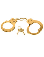 Fetish Fantasy Gold Metal Cuffs – Luxury Anodized Metal Restraints > Bondage Gear > Handcuffs