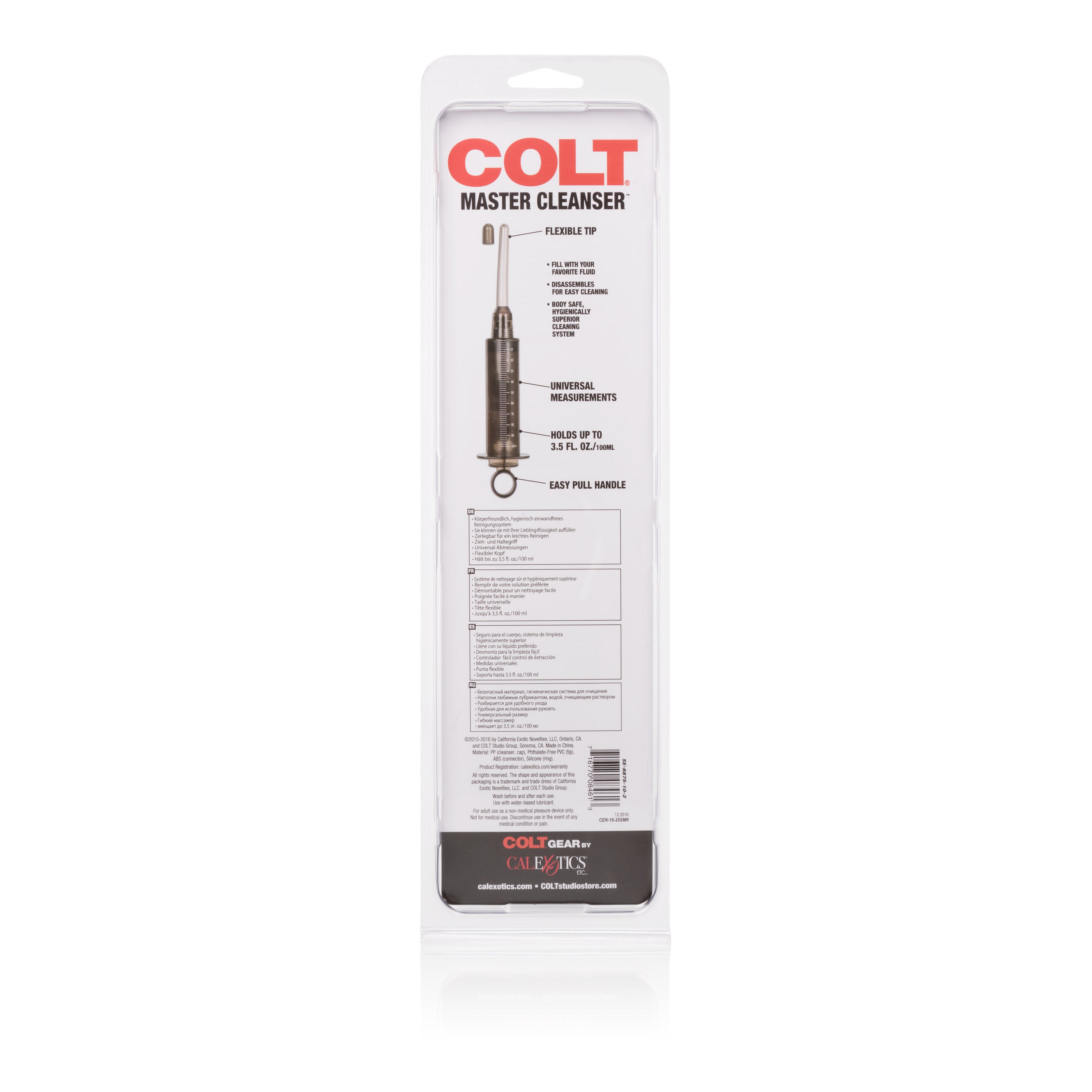 Colt Master Cleanser – Syringe-Style Anal Douche With Flexible Soft Tip > Essentials > Douches