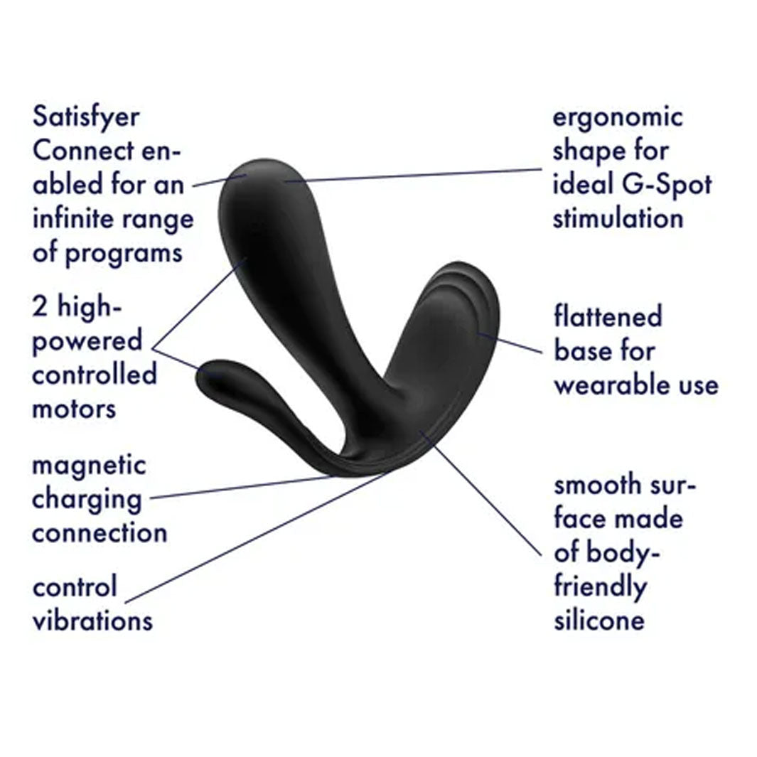 Satisfyer Top Secret+ – App-Controlled Wearable Vibrator > Sex Toys For Ladies > Panty Vibes