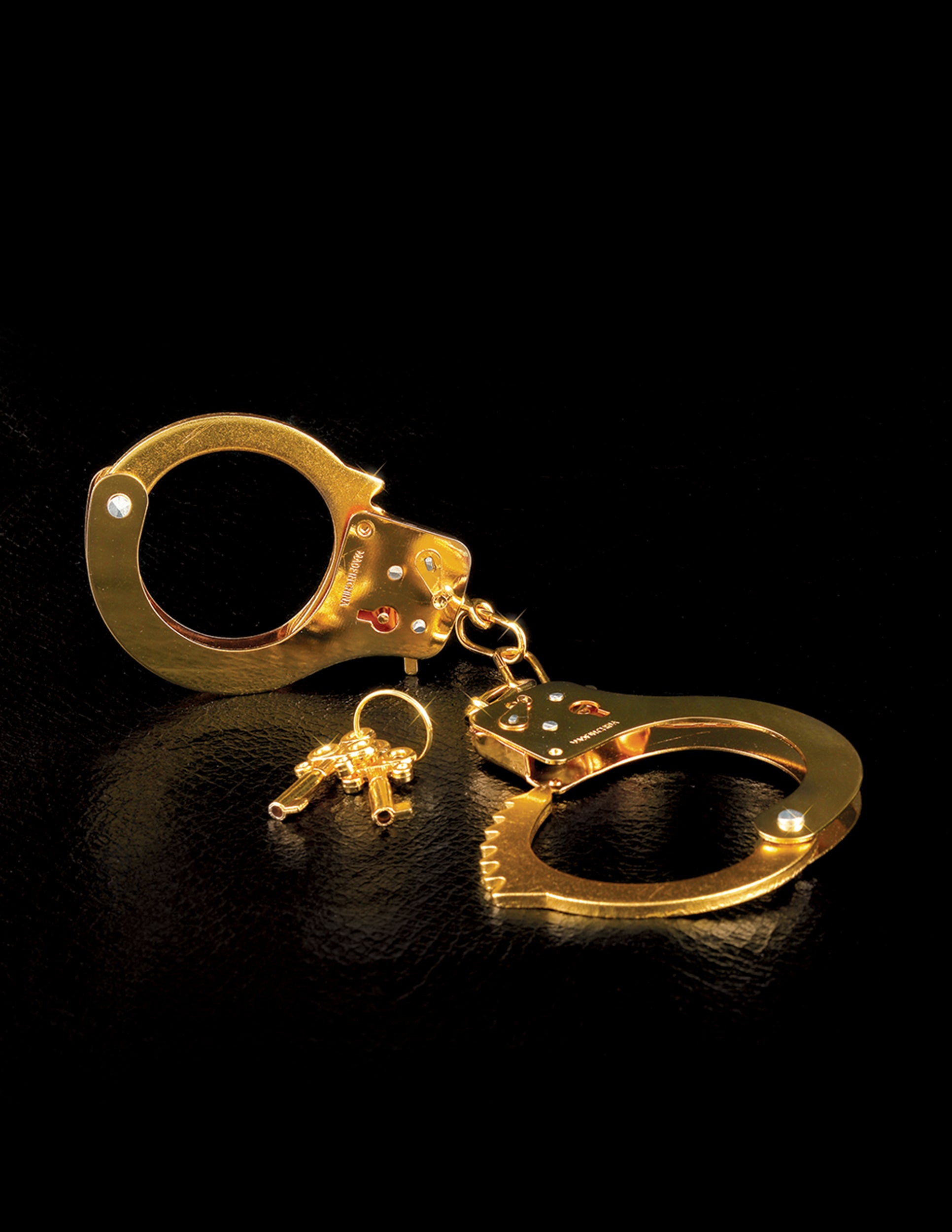 Fetish Fantasy Gold Metal Cuffs – Luxury Anodized Metal Restraints Secondary image