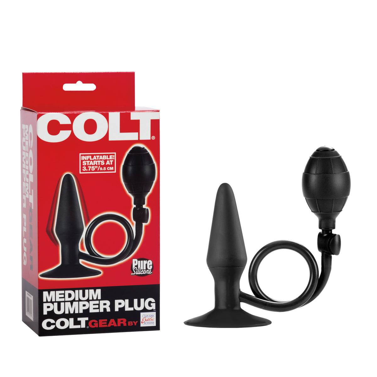 Colt Medium Pumper Inflatable 4.5 Inch Medical-Grade Silicone Anal Plug > Anal Range > Tunnel and Stretchers