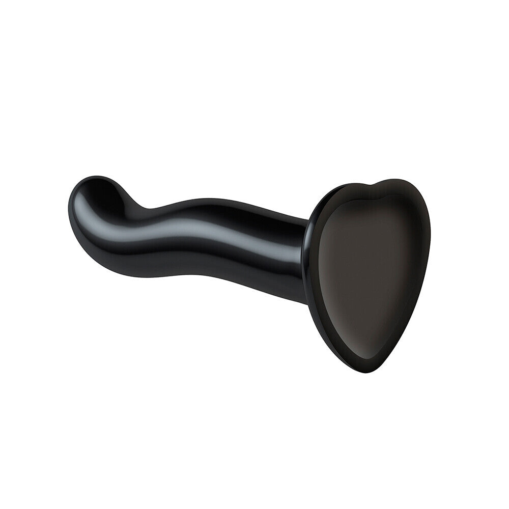 Strap On Me Curved Prostate And G Spot Dildo Large Black > Realistic Dildos and Vibes > Strap on Dildo
