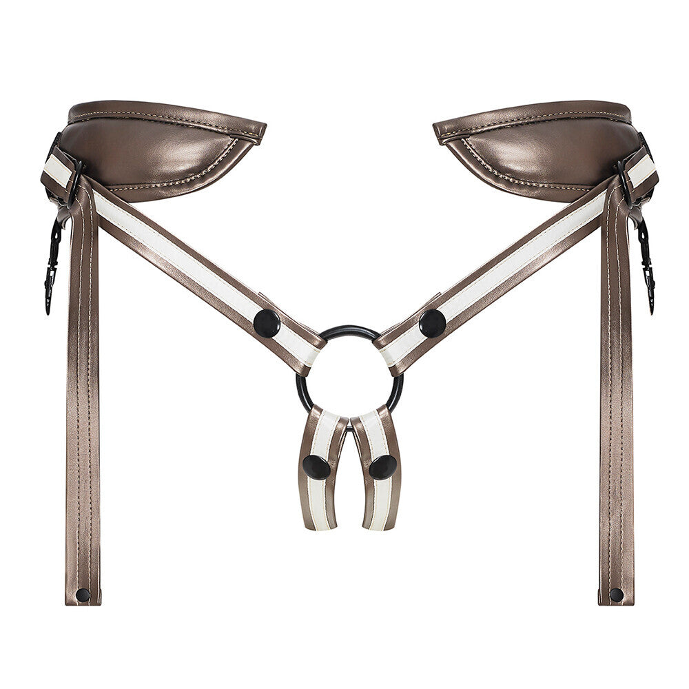 Leatherette Desirous Strap On Harness One Size Adult Default Title > Realistic Dildos and Vibes > Strap On Harnesses