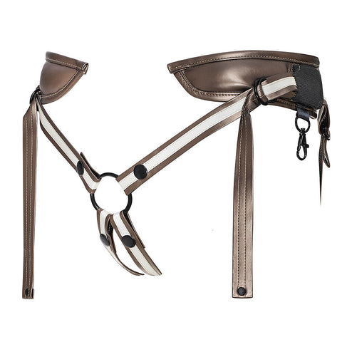 Leatherette Desirous Strap On Harness One Size Adult > Realistic Dildos and Vibes > Strap On Harnesses