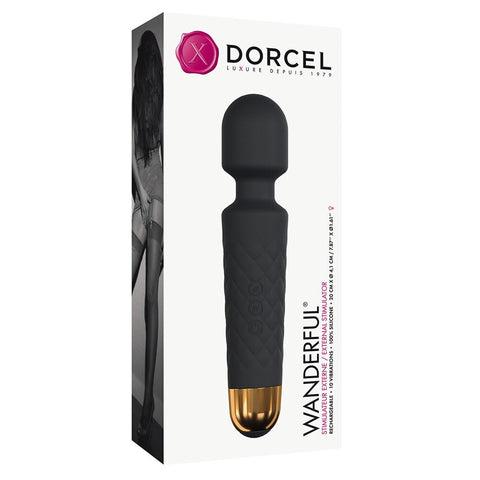 Dorcel Wanderful Wand Black > Sex Toys For Ladies > Wand Massagers and Attachments
