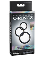 Fantasy C-Ringz Silicone Stamina Set – Stretchy Silicone Ring Set > Cock Ring > Sets
