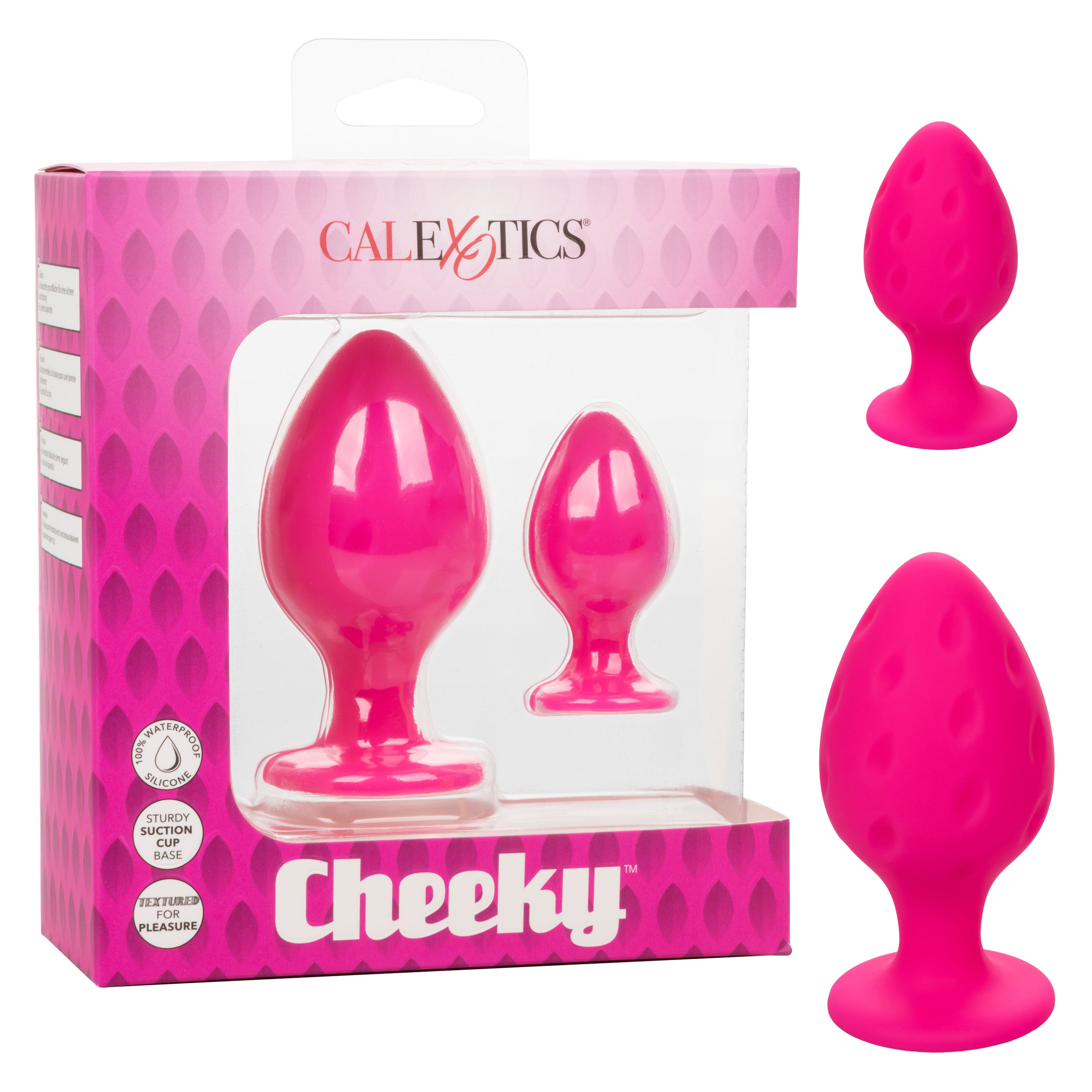 Cheeky Butt Plug Duo (Pink) – Playful Butt Plug Set > Anal Range > Butt Plug Kits
