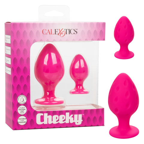 Cheeky Butt Plug Duo (Pink) – Playful Butt Plug Set > Anal Range > Butt Plug Kits