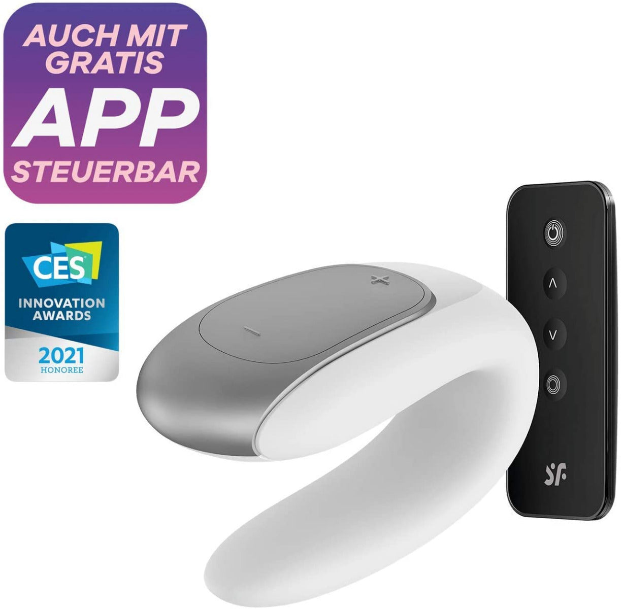 Satisfyer Double Fun – App Enabled U-Shape Couples Vibrator > Sex Toys > Couples Toys