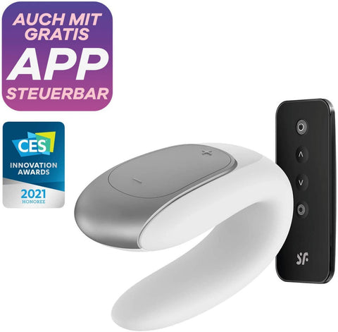 Satisfyer Double Fun – App Enabled U-Shape Couples Vibrator > Sex Toys > Couples Toys