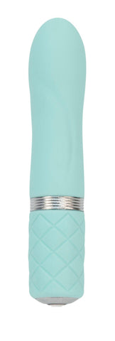 Pillow Talk Flirty Teal Vibrator for Playful Exploration