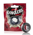Ringo Ranglers Spur Cockring – Super-Stretchy Erection Support Ring Black Black > Cock Ring > Single