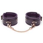 Fifty Shades Freed Cherished Collection Leather Ankle Cuffs with Rose-Gold Hardware Bondage Restraints > Bondage Gear > Restraints