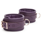 Fifty Shades Freed Cherished Collection Leather Ankle Cuffs with Rose-Gold Hardware Bondage Restraints > Bondage Gear > Restraints