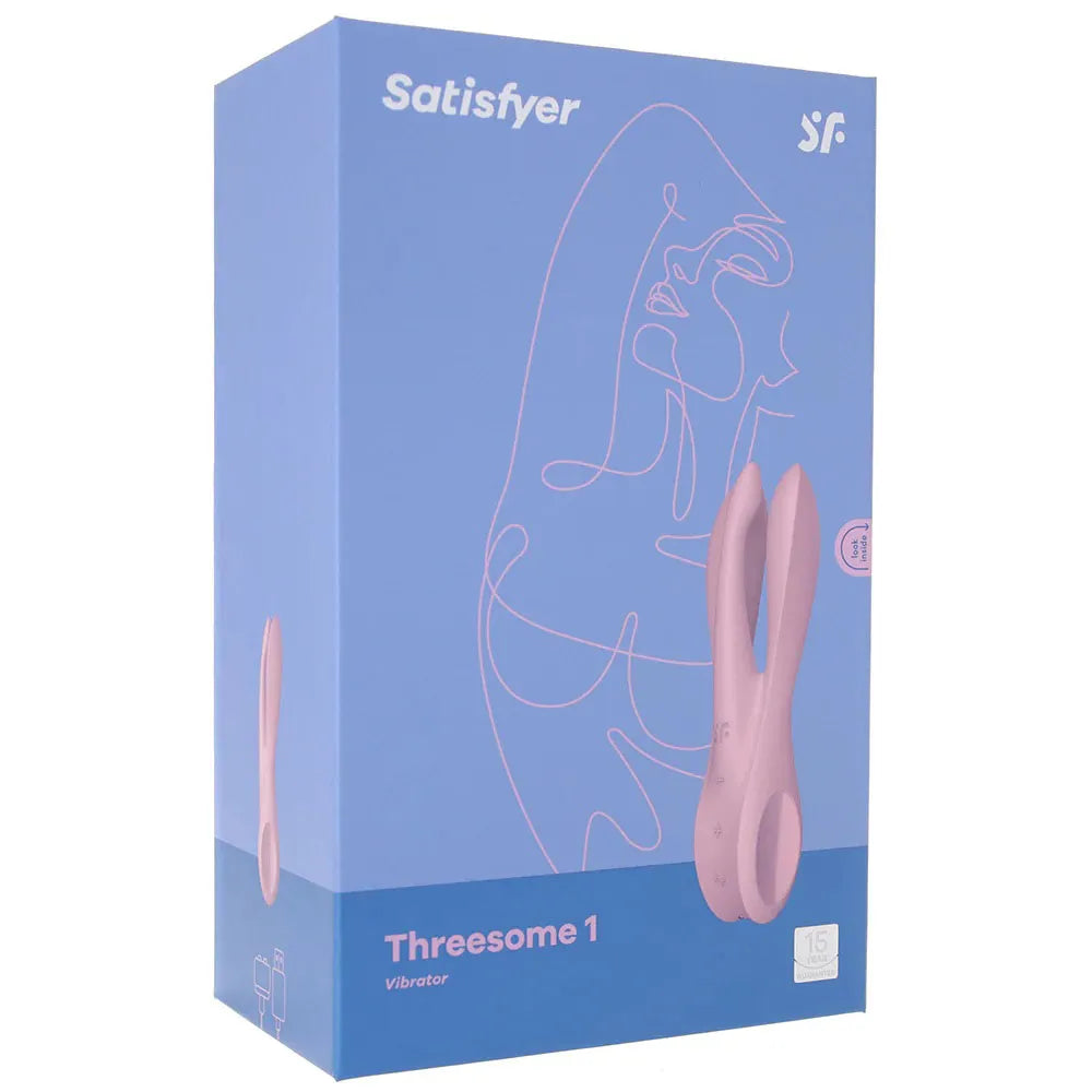 Satisfyer Threesome 1 Silicone Vibrator with Three Motors Targeted Stimulation > Sex Toys For Ladies > Clitoral Vibrators and Stimulators