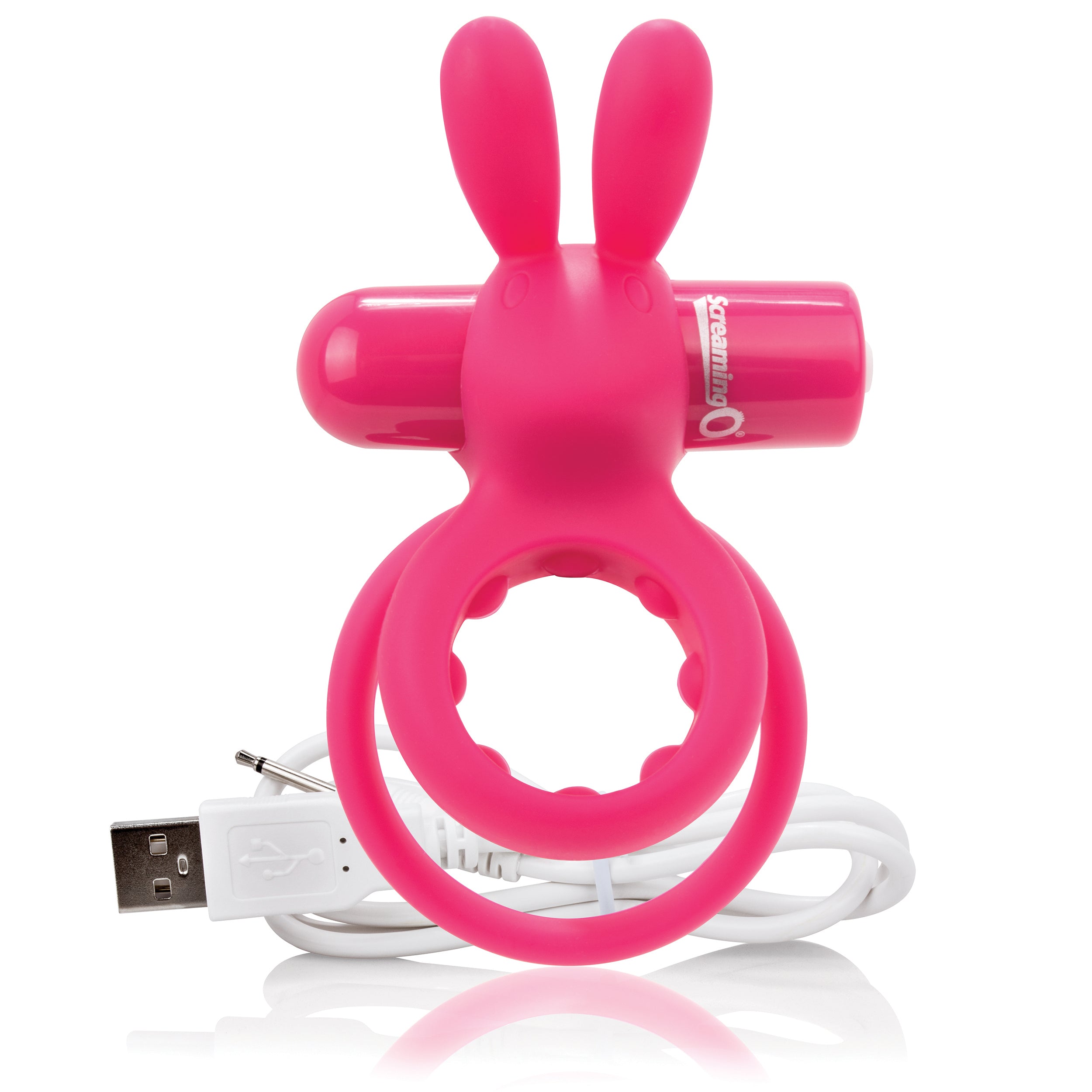 Charged Ohare Rechargeable Double Cock Ring True Silicone – Couples' Intimacy Vibrator Secondary image