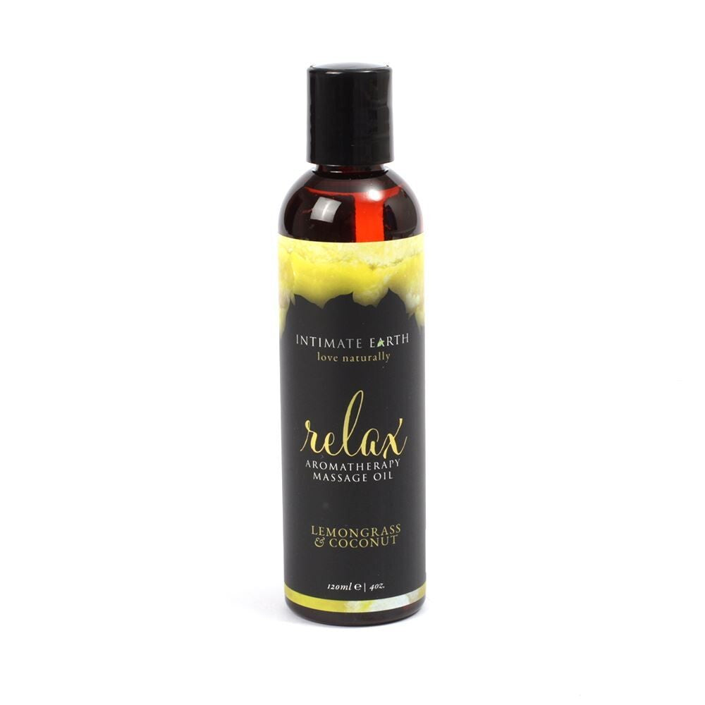 Intimate Earth Lemongrass and Coconut Massage Oil 120ml Body Oil Default Title > Essentials > Massage Oil