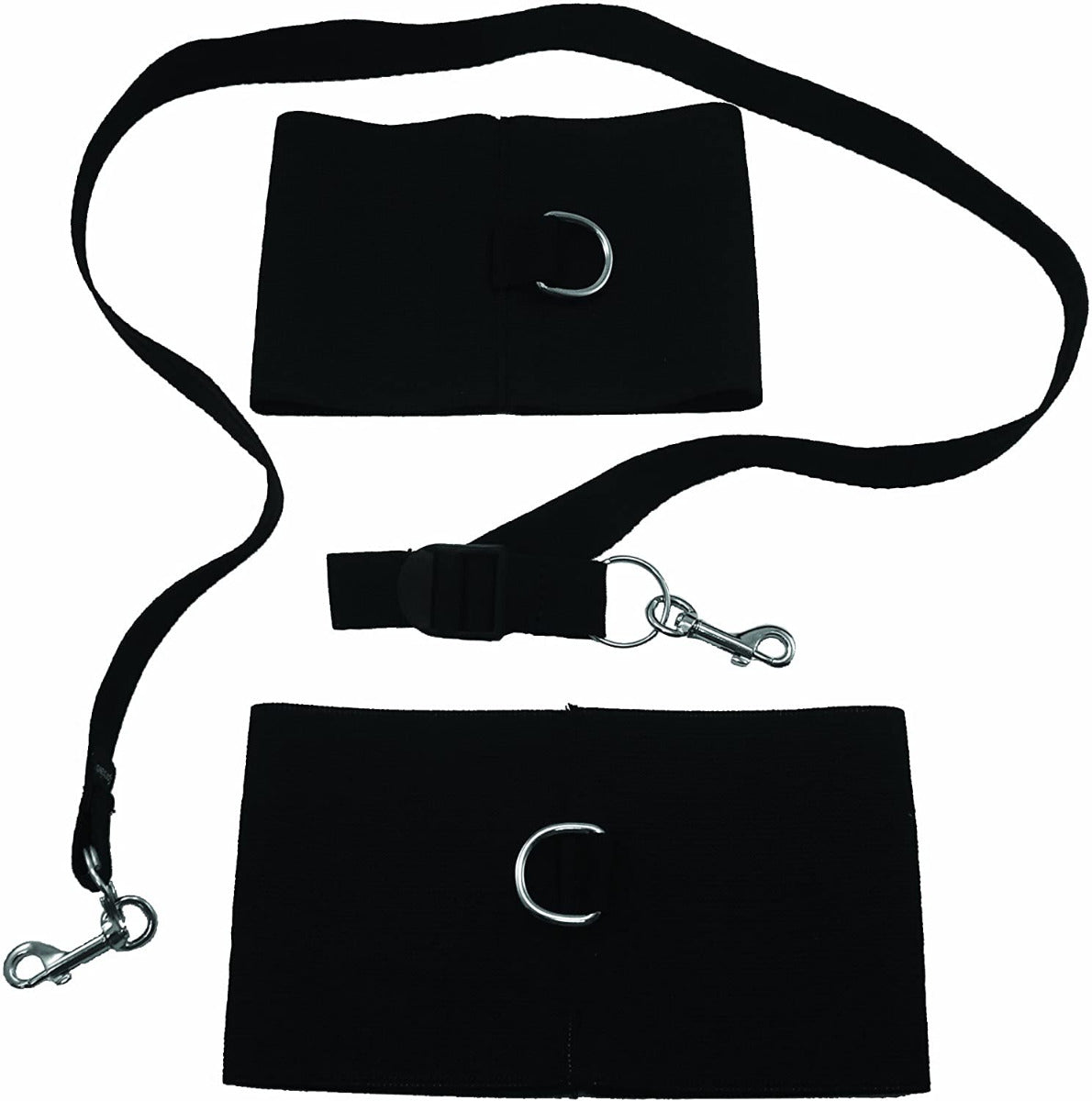 Elastabind Ankle And Wrist Restraint Kit – Elastic D Ring Set Default Title > Bondage Gear > Restraints