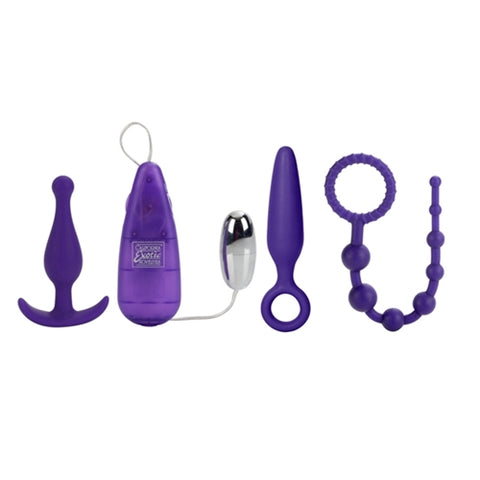California Exotic Her Anal Exploration Kit – Silicone Probes Beginner and Expert Use > Anal Range > Butt Plug Kits
