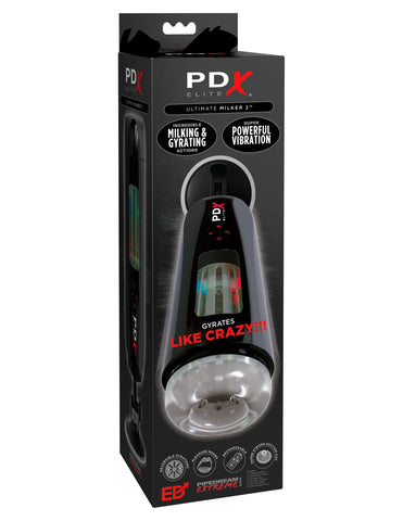 Pipedream Extreme Toys Elite Ultimate Milker 2 Rechargeable Vibrating Masturbator > Sex Toys For Men > Masturbators Premium