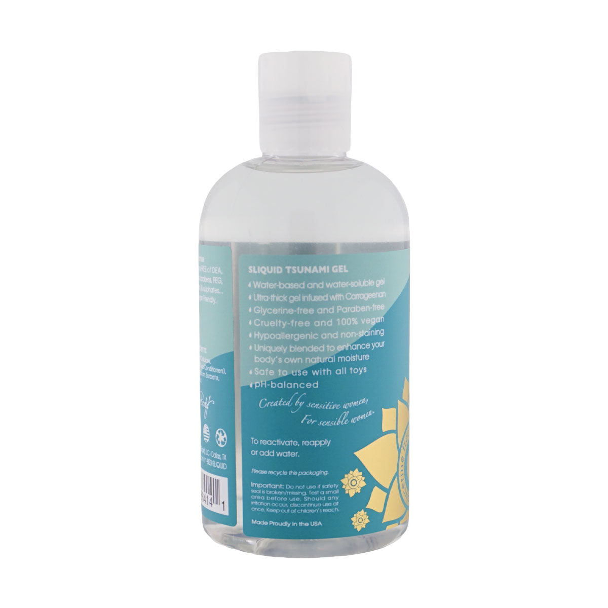 Sliquid Tsunami Ultra Thick Gel – Water-Based Lubricant Gel 8.5 fl oz (255ml) > Lube > Water Based