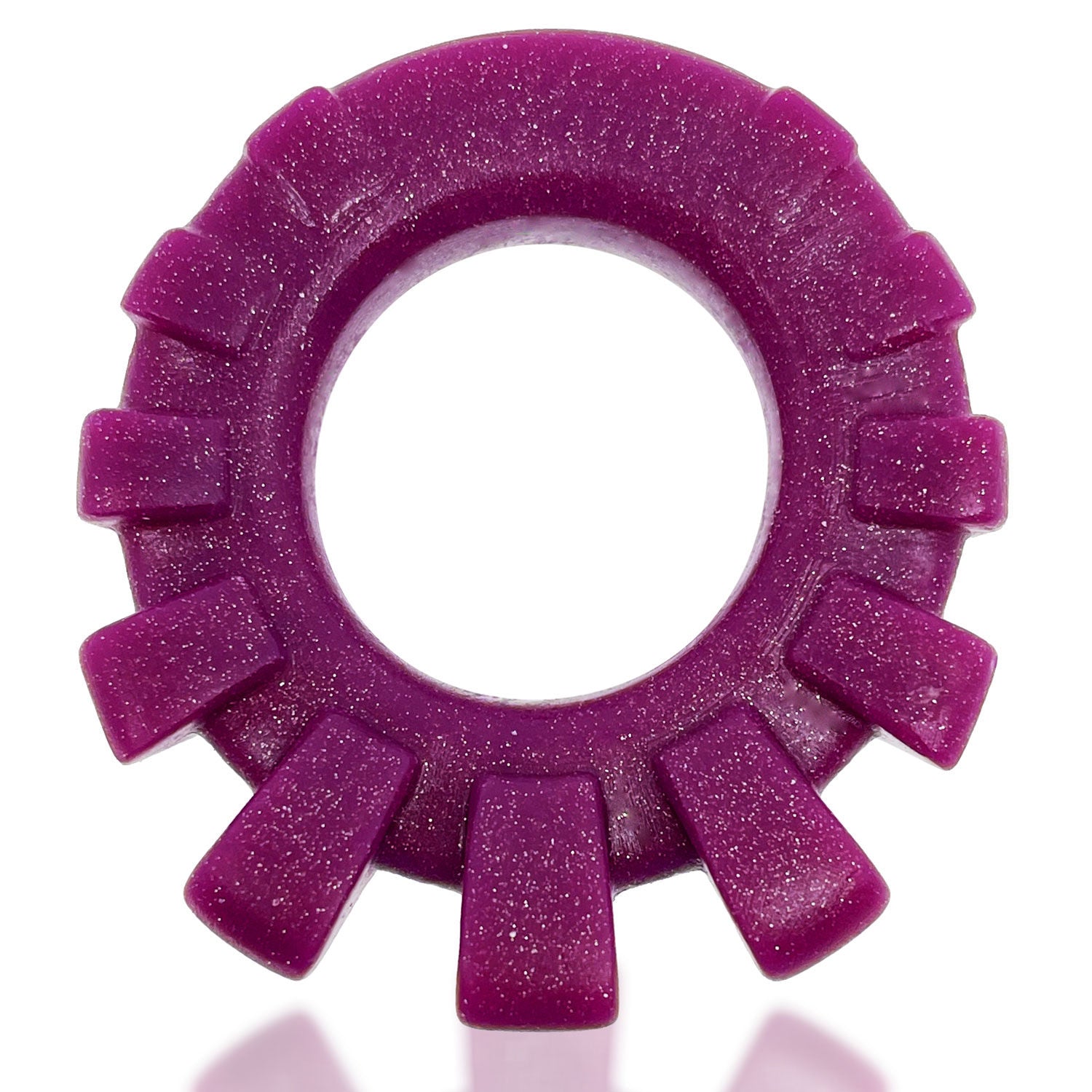 Cock-Lug Lugged Cockring - Black COCK RINGS