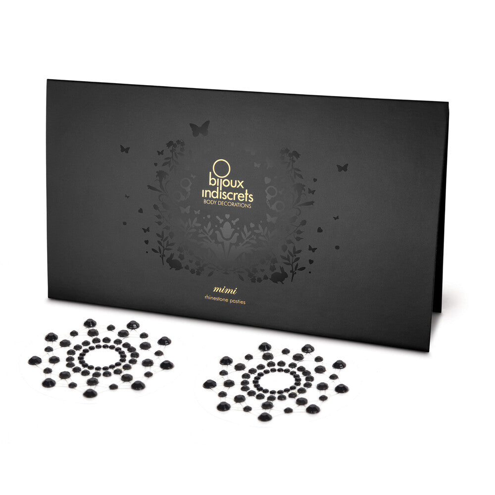 Bijoux Indiscrets Mimi Rhinestone Pasties Black Default Title Pasties
