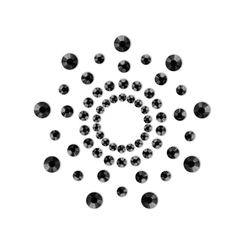 Bijoux Indiscrets Mimi Rhinestone Pasties Black Pasties
