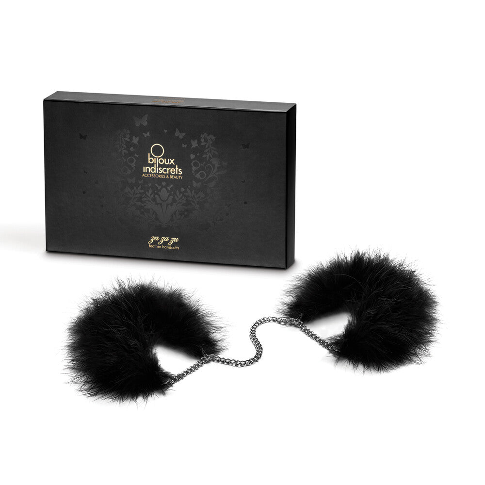 Bijoux Indiscrets Za Za Zu Feather Handcuffs Default Title > Bondage Gear > Handcuffs