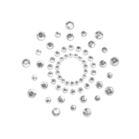 Bijoux Indiscrets Mimi Rhinestone Pasties Silver Pasties