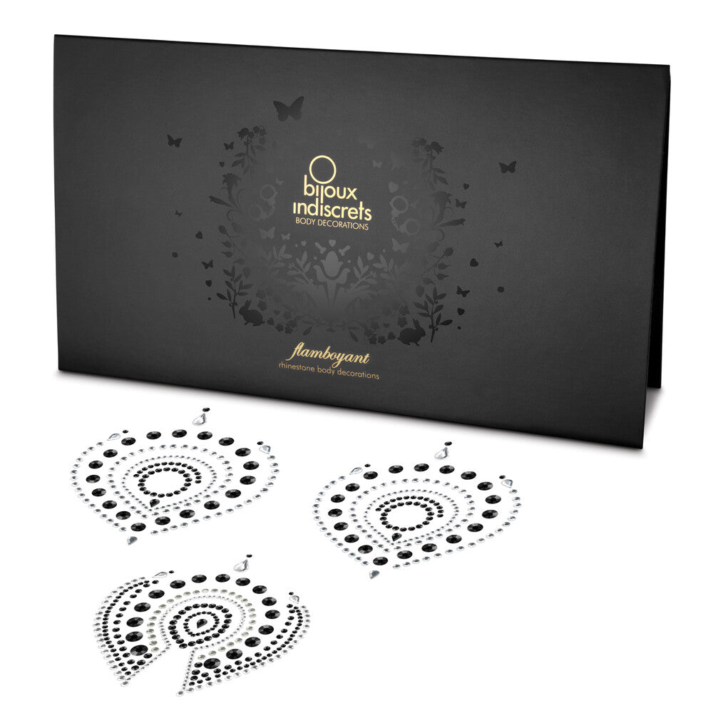 Bijoux Indiscrets Flamboyant Rhinestone Jewellery Black Silver Default Title > Clothes > Body Jewellery