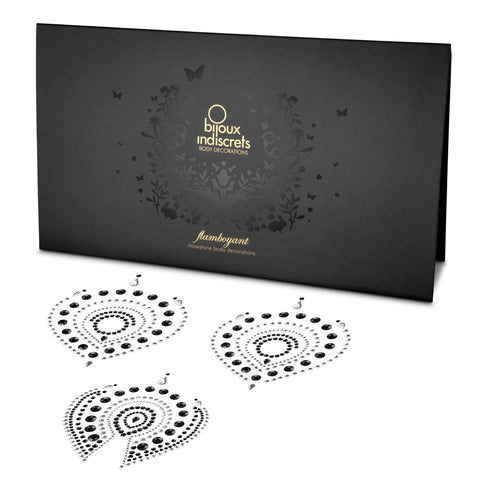 Bijoux Indiscrets Flamboyant Rhinestone Jewellery Black Silver Default Title > Clothes > Body Jewellery