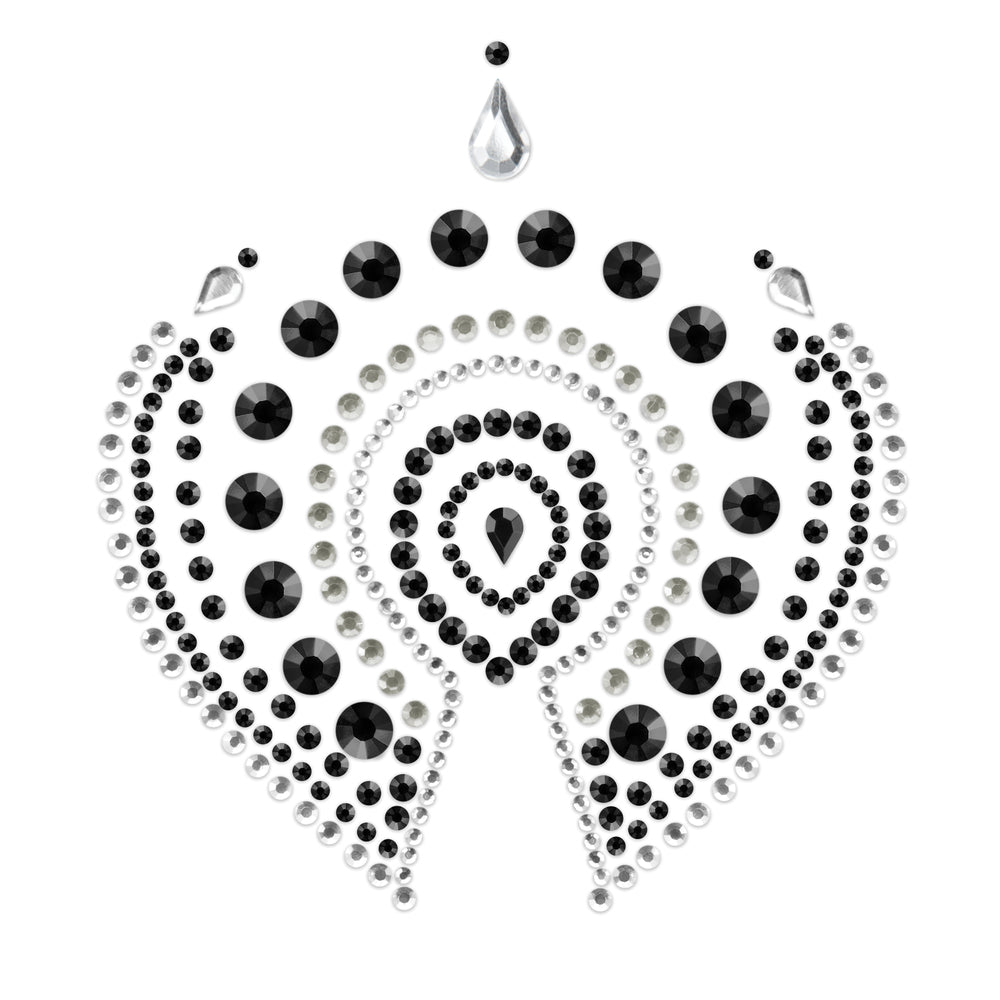 Bijoux Indiscrets Flamboyant Rhinestone Jewellery Black Silver > Clothes > Body Jewellery