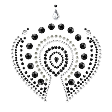 Bijoux Indiscrets Flamboyant Rhinestone Jewellery Black Silver > Clothes > Body Jewellery